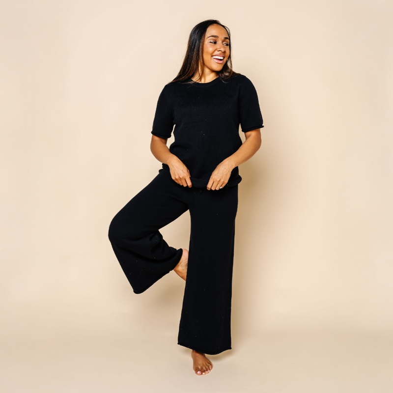Knit Women’s Wide Leg Pants