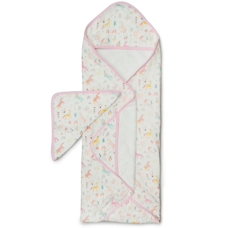 Loulou Lollipop Hooded Towel Set – Unicorn Dream