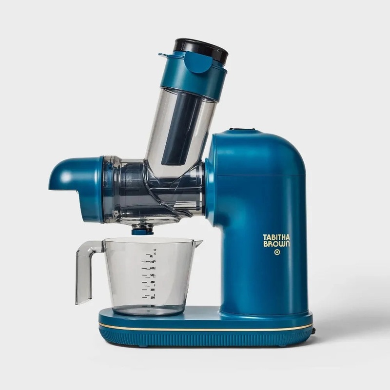 Masticating Juicer Dark Teal Blue – Tabitha Brown (See Description)