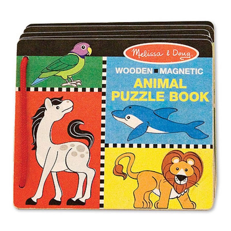 Melissa & Doug Animal Puzzle Book