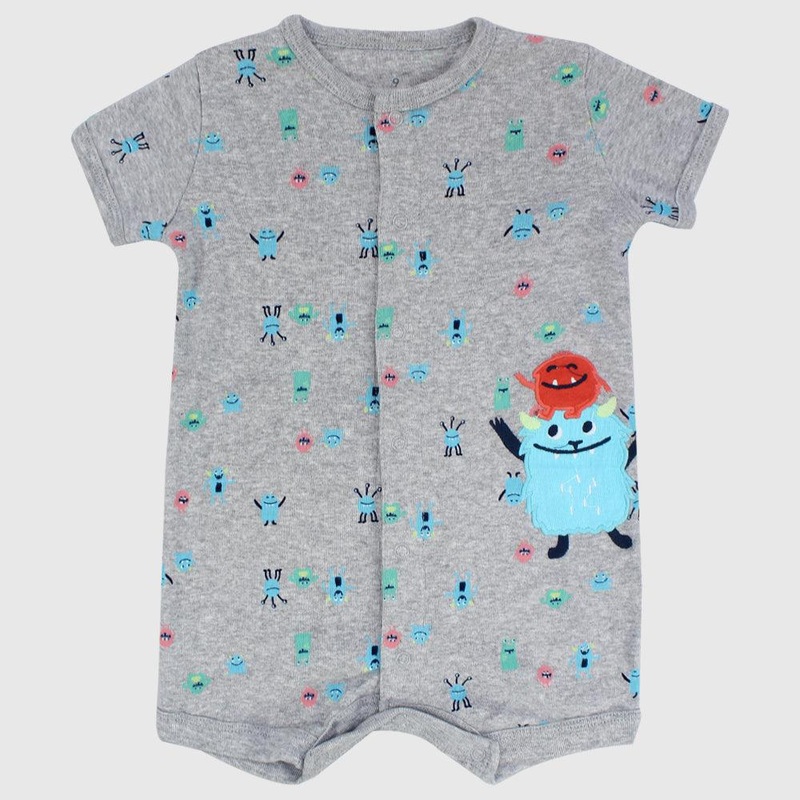 Mini Monsters Short-Sleeved Romper