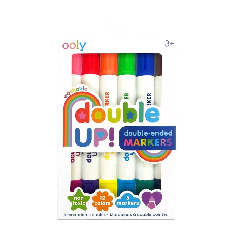 Ooly Double Up! Double Ended Markers – 12 Colors