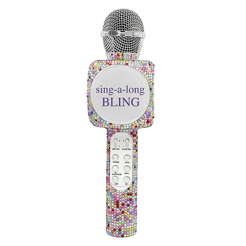 Sing Along Karaoke Bling Microphone Confetti