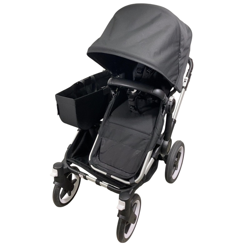 Bugaboo Donkey 5 Mono Stroller, 2023, Aluminum, Midnight Black, Midnight Black