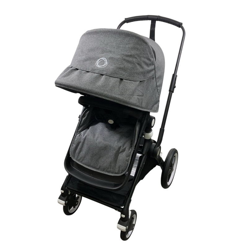 Bugaboo Lynx Stroller, 2022, Black, Grey Melange, Grey Melange