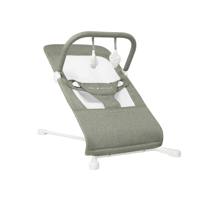 Highland Portable Baby Bouncer – Sage Tweed