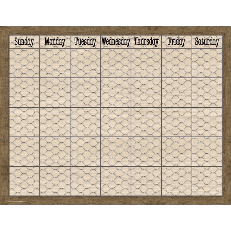 Home Sweet Classroom Chicken Wire Calendar Chart(C)