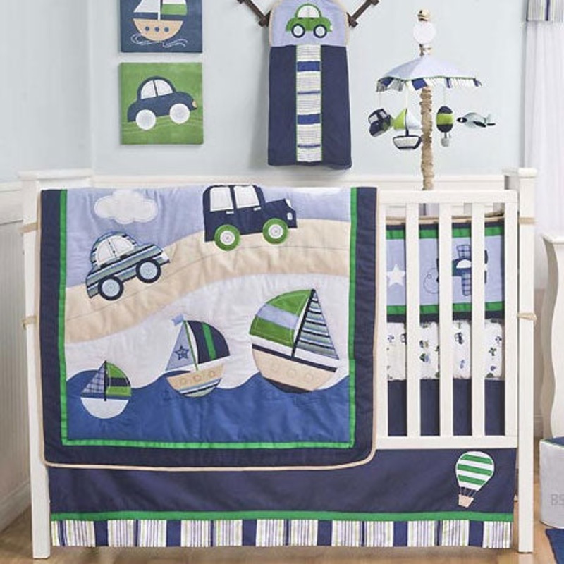 KidsLine Cambridge 5 Piece Crib Set