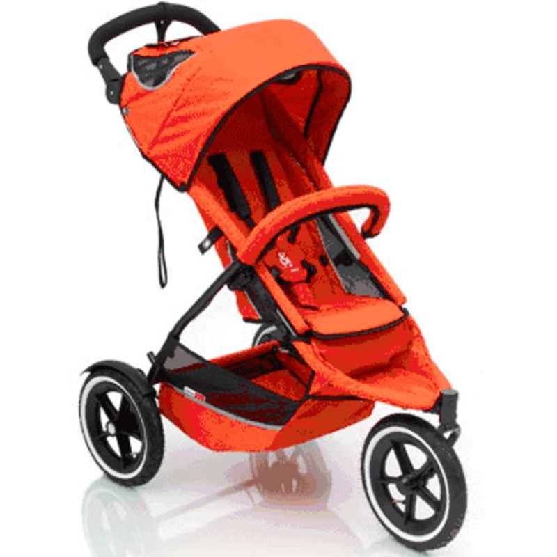 Phil & Ted Sport Buggy Single Stroller in Orange