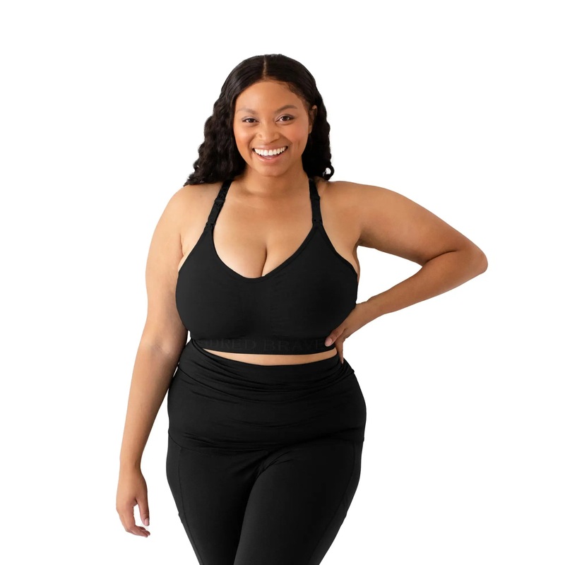 Sublime Low Impact Nursing & Maternity Sports Bra – Black