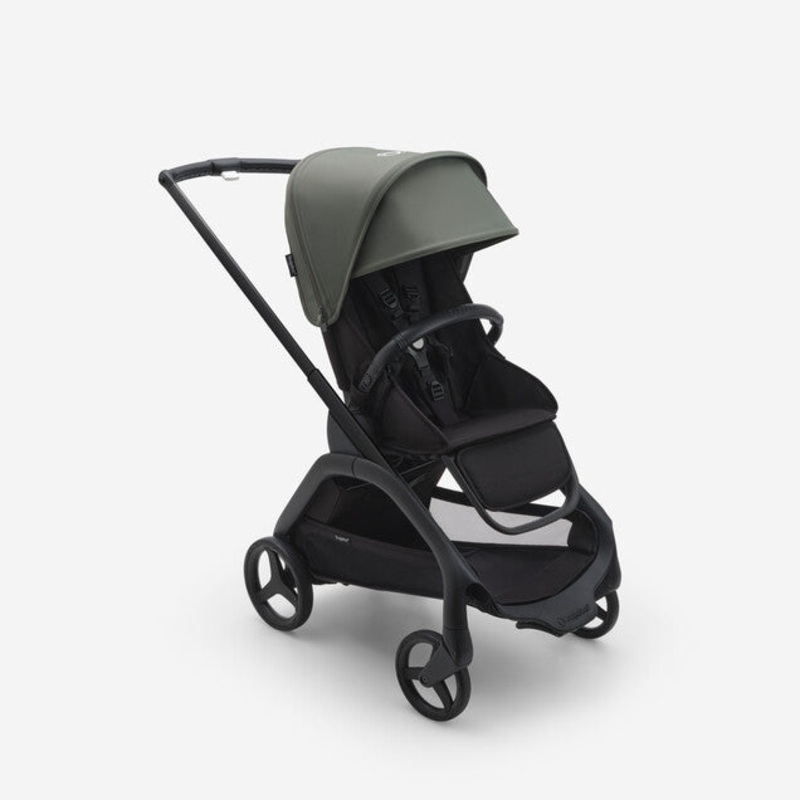 Bugaboo Dragonfly Stroller, Black, Forest Green, Forest Green, 2025