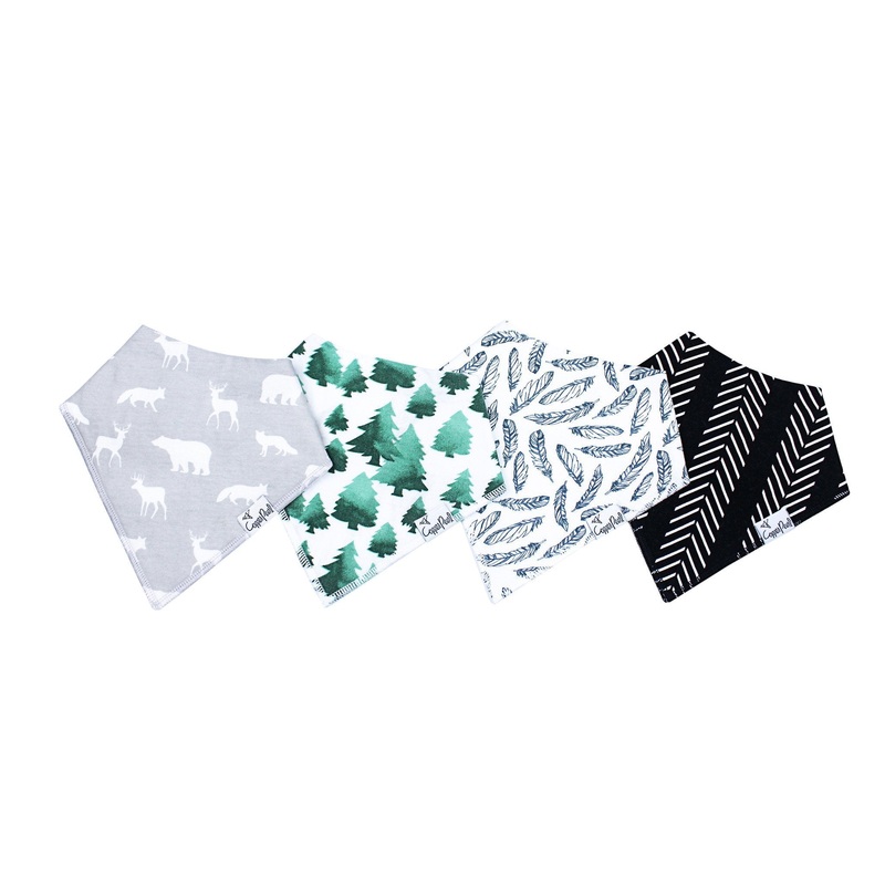 Copper Pearl Baby Bandana Bibs | Woodland