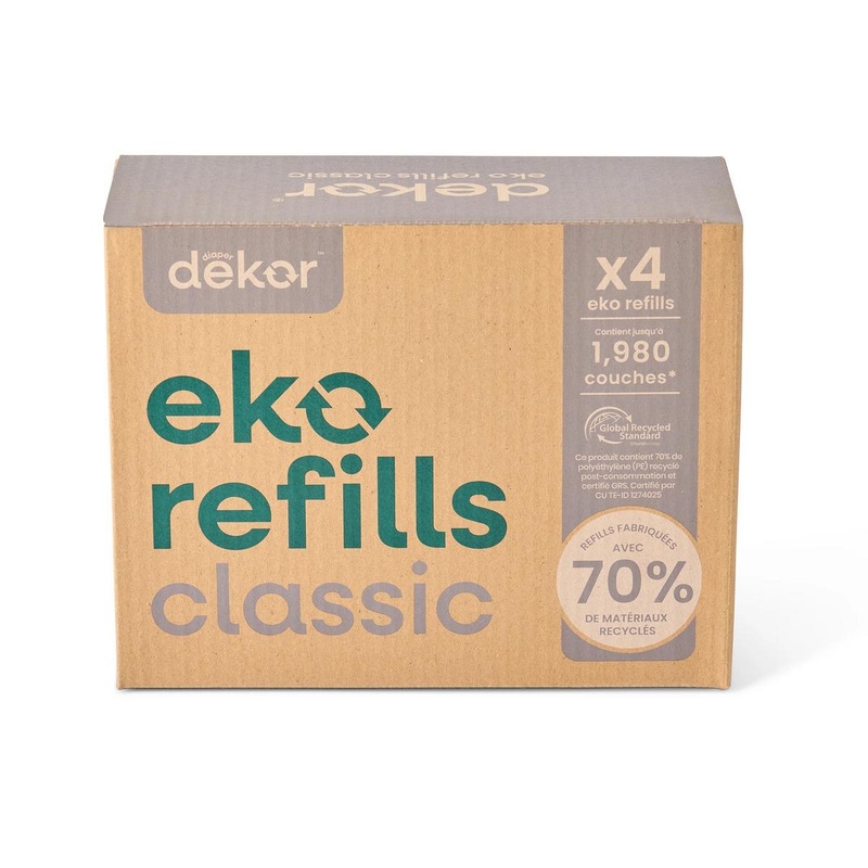 Dekor Eko Classic Diaper Pail Refill (4 Pack)