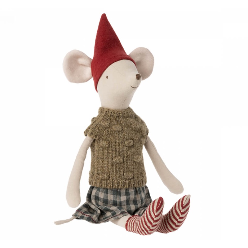 Girl Christmas Mouse Doll