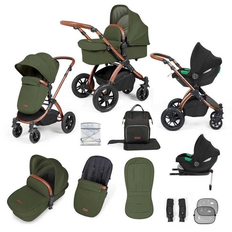 Ickle Bubba Stomp Luxe Cirrus Travel System – Bronze/Woodland/Tan