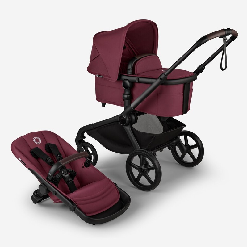 Kangaroo Stroller & Bassinet – Dark Cherry