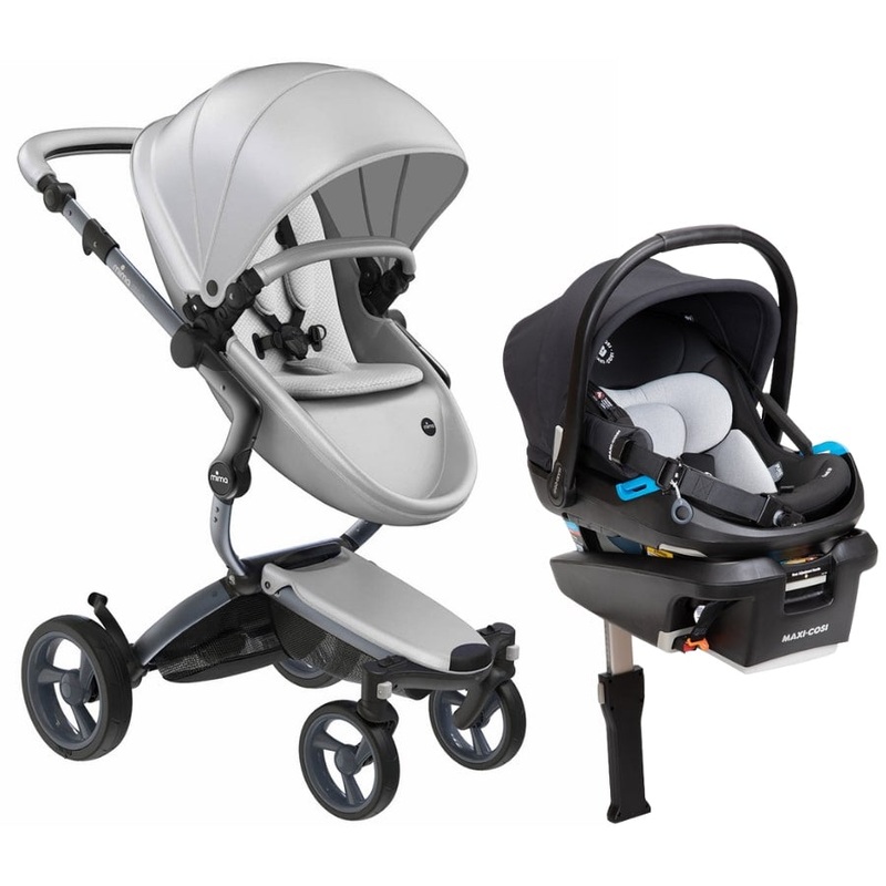 Mima Xari 4G + Maxi Cosi Coral XP Travel System Bundle – Graphite Grey – Argento / Stone White / Essential Black