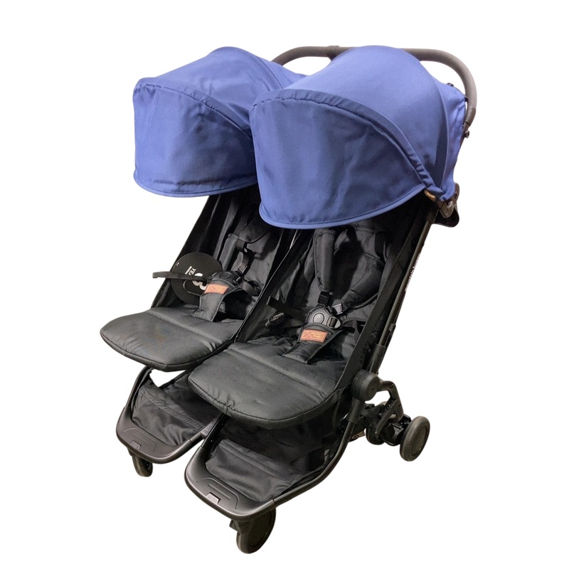 Mountain Buggy Nano Duo Stroller, 2021, Nautical