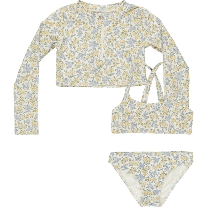 Rylee + Cru Crop Rashguard Set || Bloom
