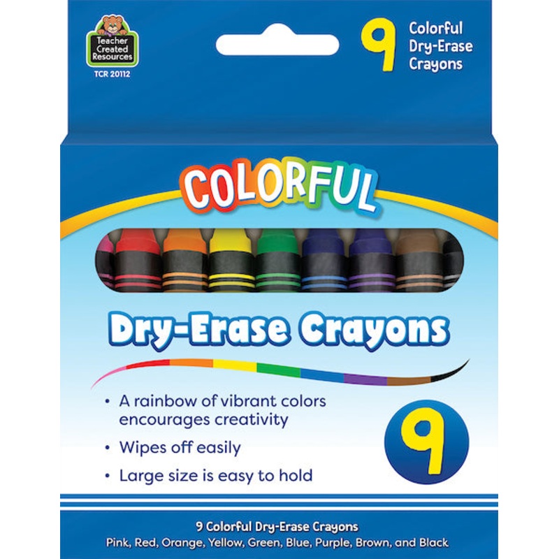 Colorful Dry-Erase Crayons