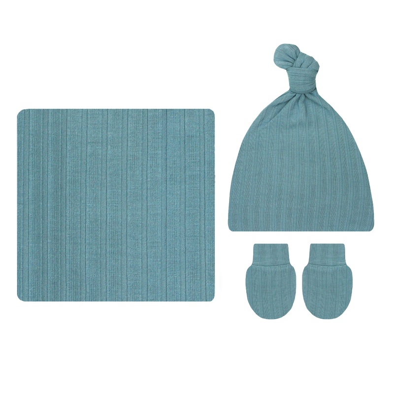 Duke Ribbed Newborn Hat Bundle