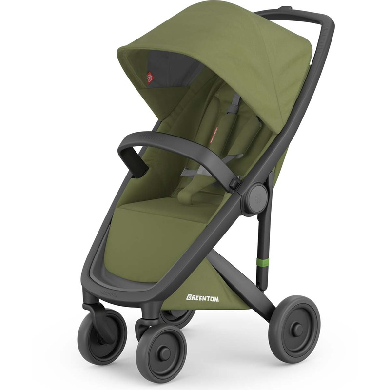 Greentom Classic Stroller – Black/Olive