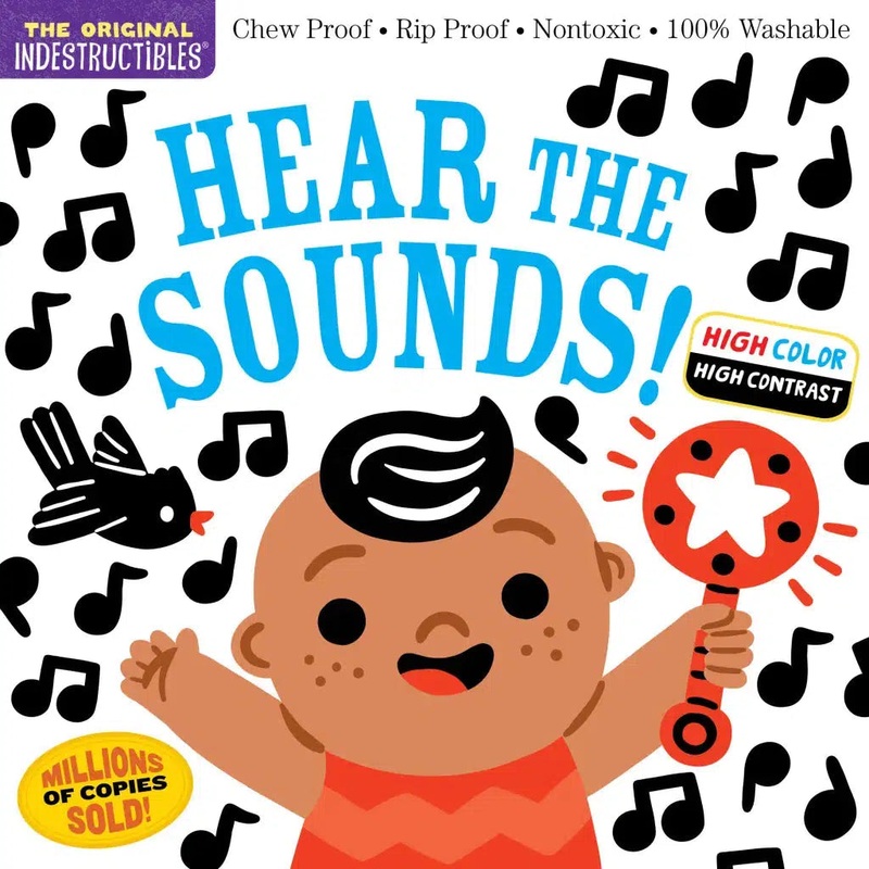 Indestructibles Books – High Contrast – Hear The Sounds