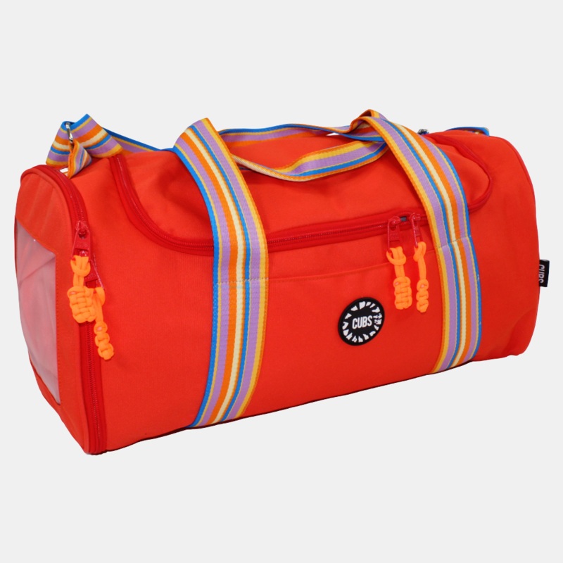 Peach Large Duffel One Side Pocket