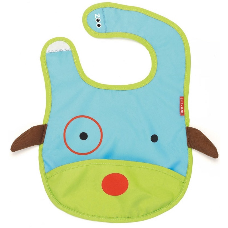 Skip Hop Zoo Tuck-Away Bib – Dog