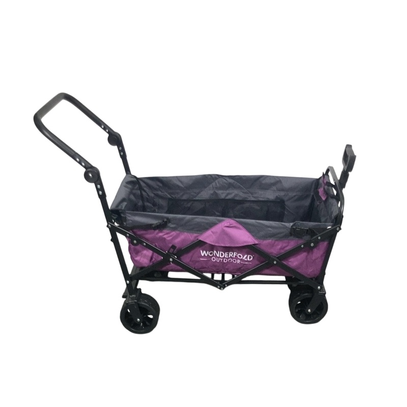 Wonderfold S3 Outdoor Utility Wagon, Purple/Gray