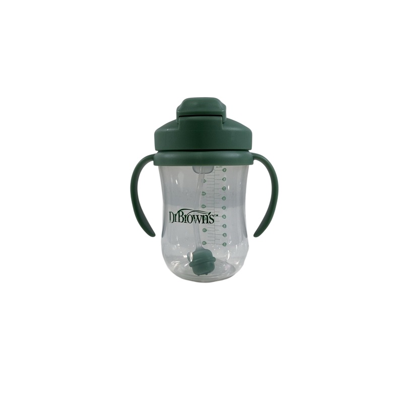 Dr. Brown’s Babys First Straw Cup, Olive Green