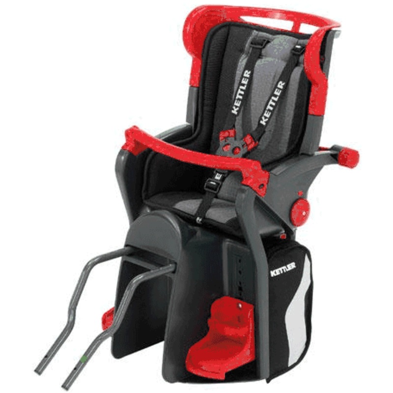 Kettler Flipper Bike Seat in Red/Black