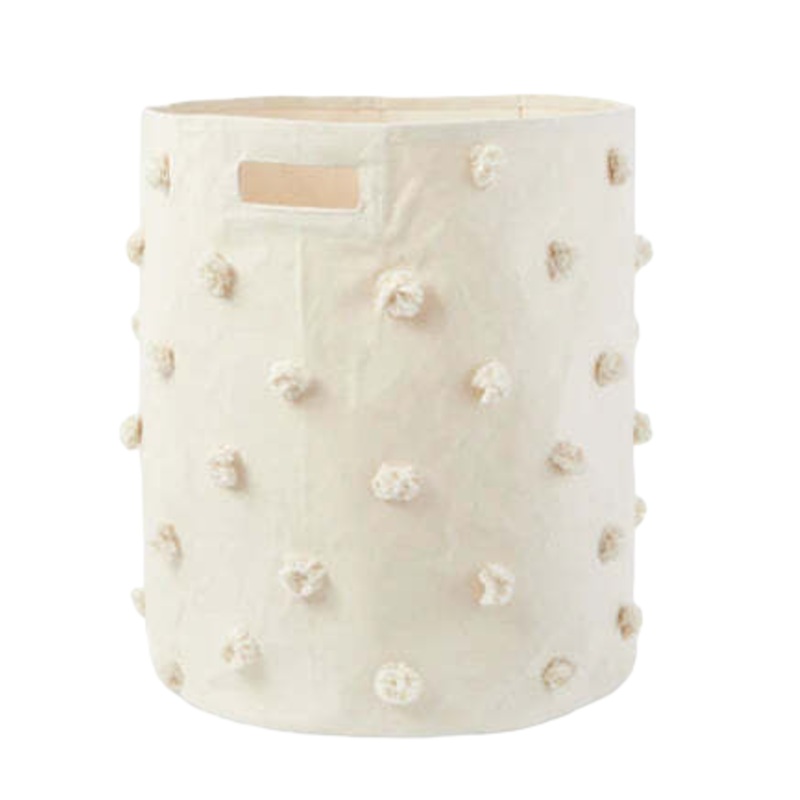Pehr Pom Pom Hamper 18×20, Natural