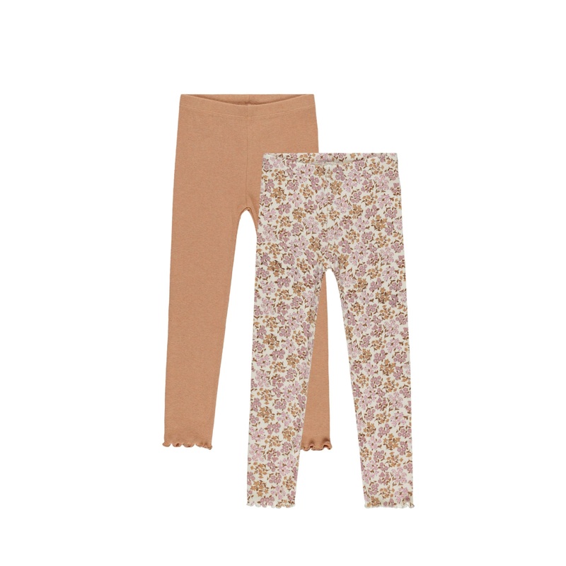 Play x Play Ribbed Leggings – Wildflower, Grapfruit