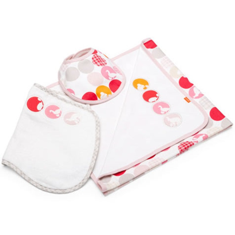 Stokke Jersey Blanket Set in Silhouette Pink