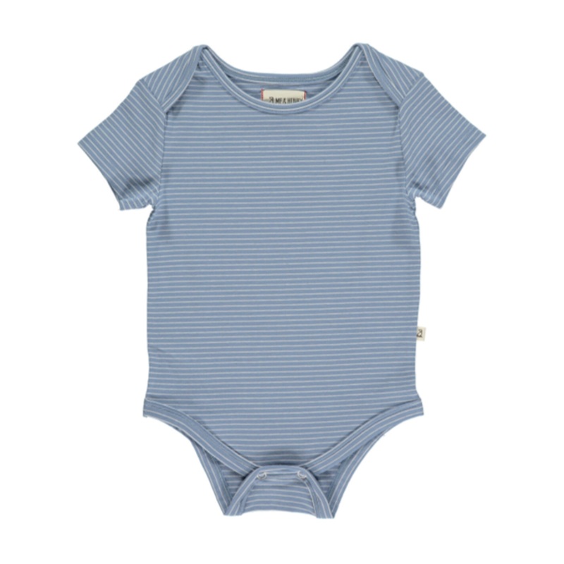 Walty Bodysuit/Tee – Blue Stripe