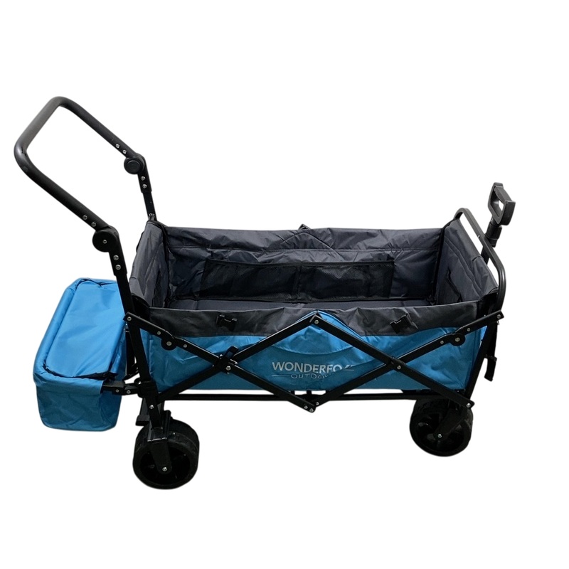 Wonderfold S3 Outdoor Utility Wagon, Aqua Grey
