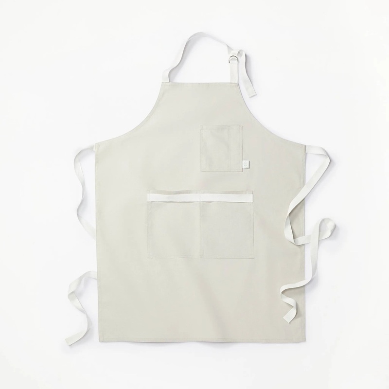 Adult Cooking Apron Light Gray