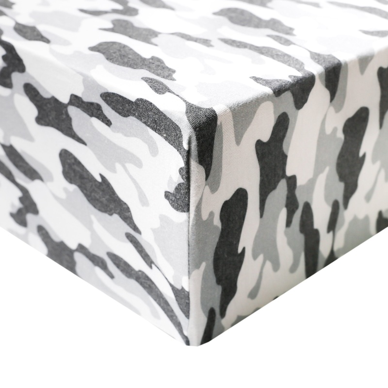 Copper Pearl Premium Knit Fitted Crib Sheet | Gunnar