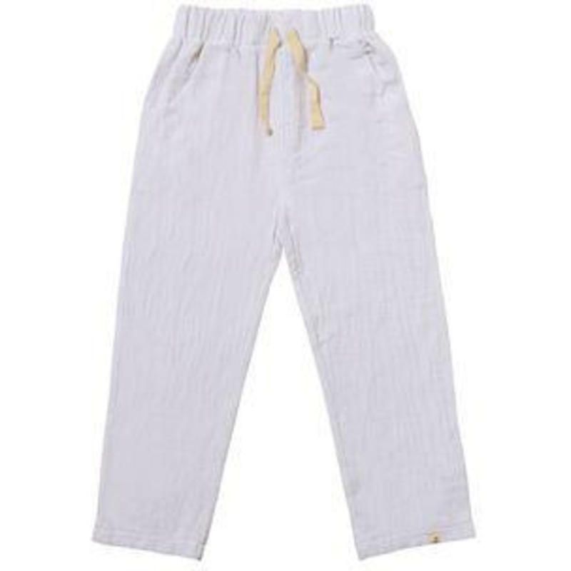 Me & Henry Bosun Gauze Pants | White