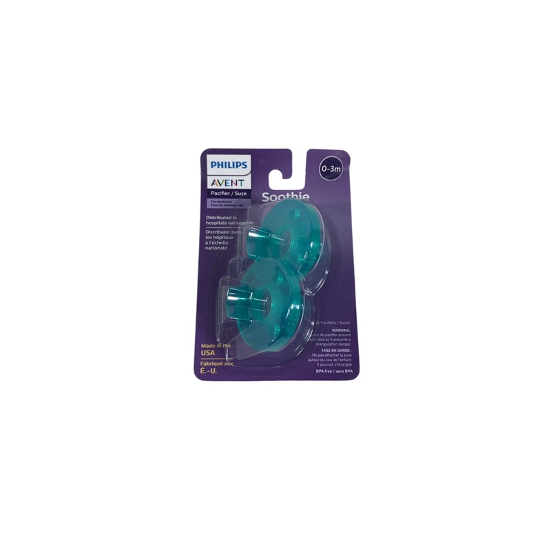 Philips Avent Soothie Pacifiers, 0-3 Months, 2 Pack, Green