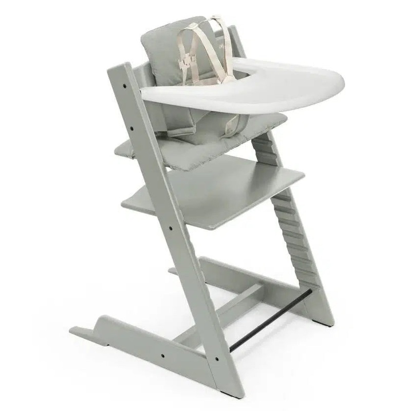 Stokke – Tripp Trapp High Chair + Cushion + Tray – Glacier Green