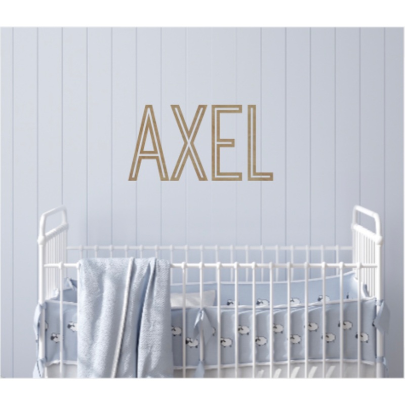 Sugar + Maple Personalized Floating Wood Letters