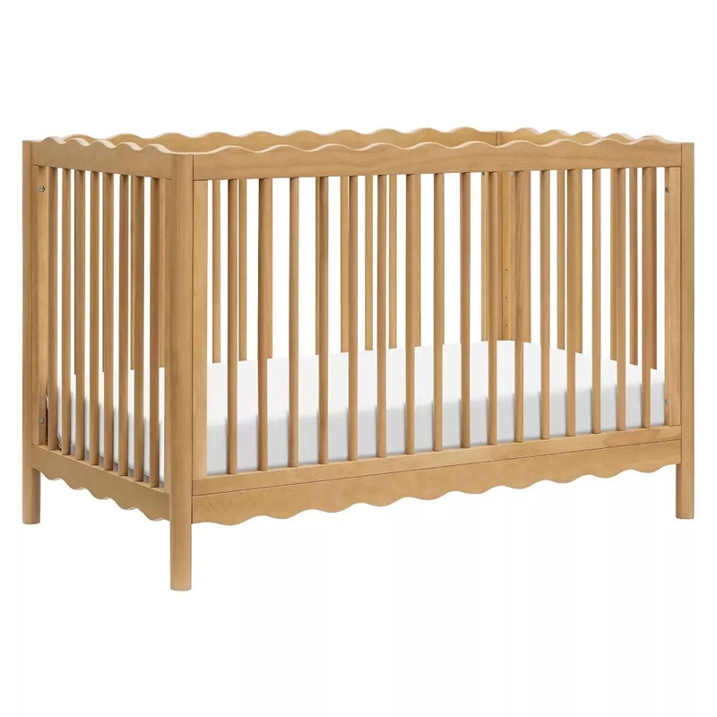 Swell 4-in-1 Convertible Crib w/Toddler Conversion Kit – Honey