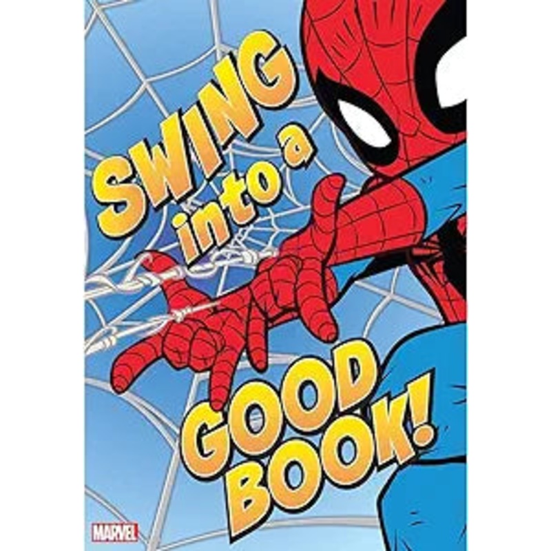 ”Swing Into a Good Book” Marvel Spiderman Poster 13″ X 19″