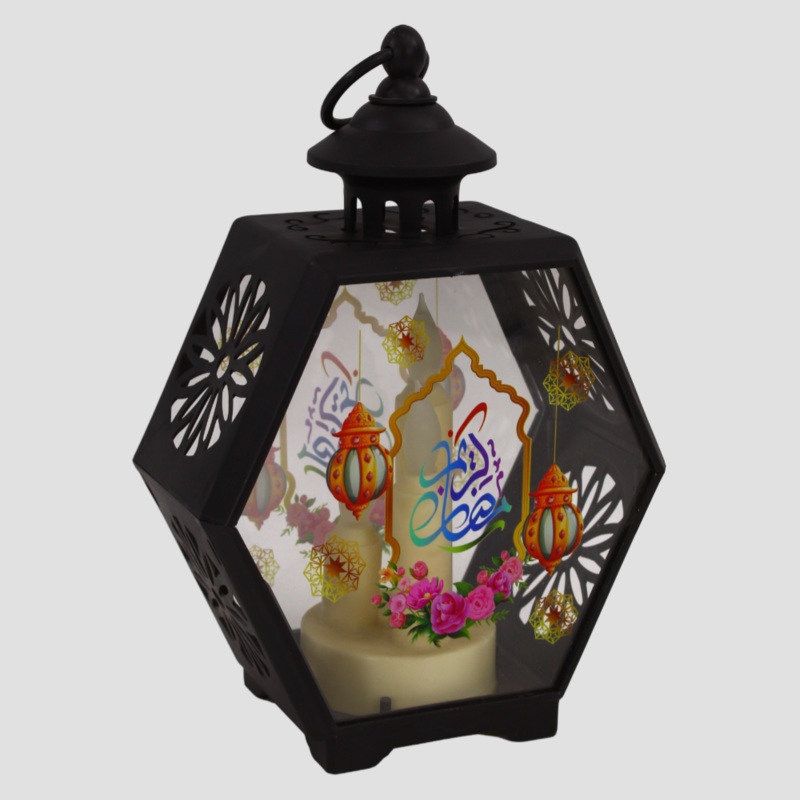 Acrylic Ramadan Lantern  Hexagonal Glass Design