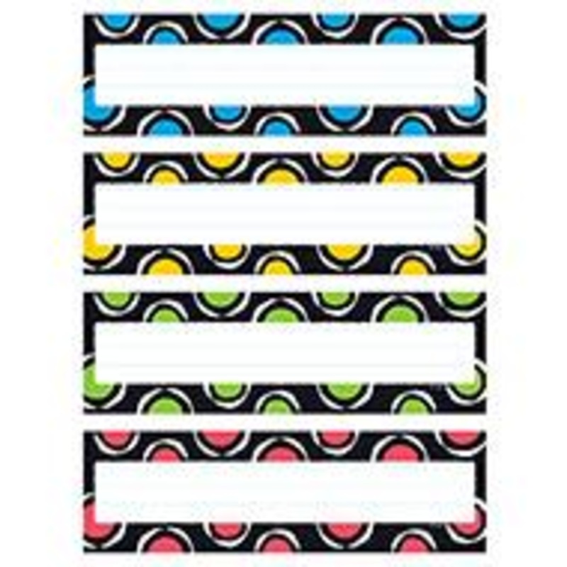 Bold Strokes Circles  Desk Toppers Name Plates Variety Pack