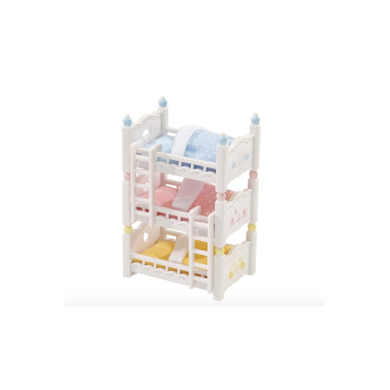 Calico Critters Triple Baby Bunk Beds