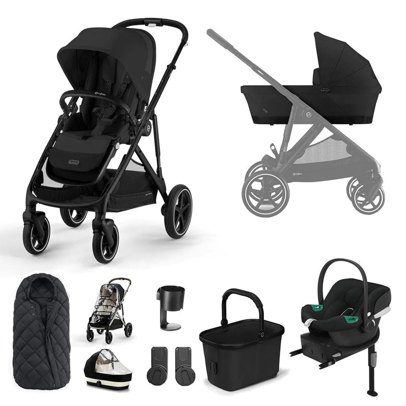 CYBEX Gazelle S Comfort Bundle – Moon Black