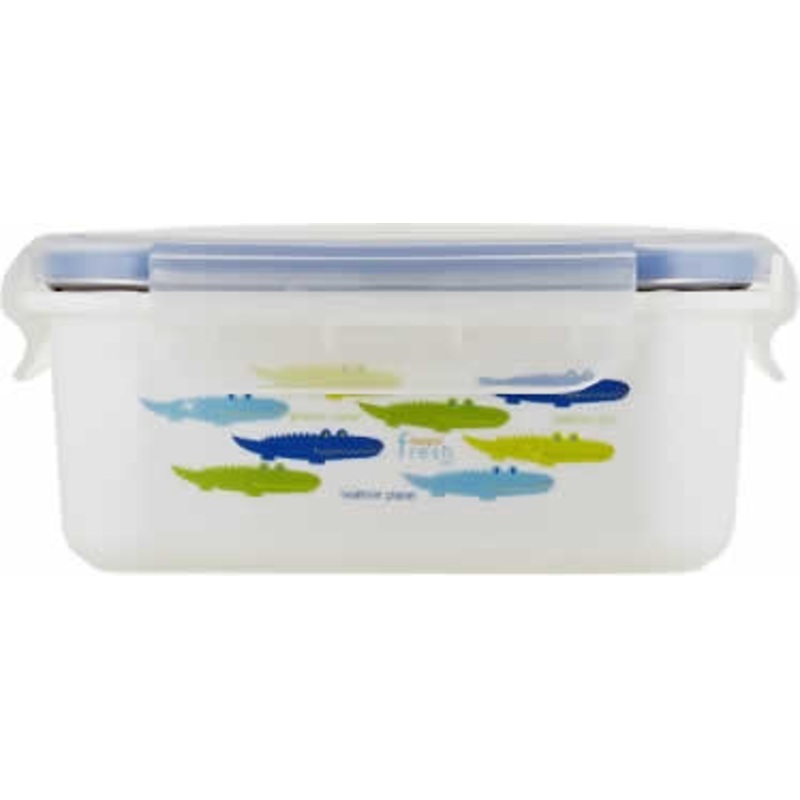 Innobaby Keepin’ Fresh Stainless 15 oz Bento – Alligator/Blue